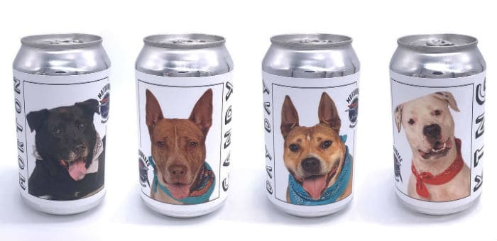 Motorworks dog label beer